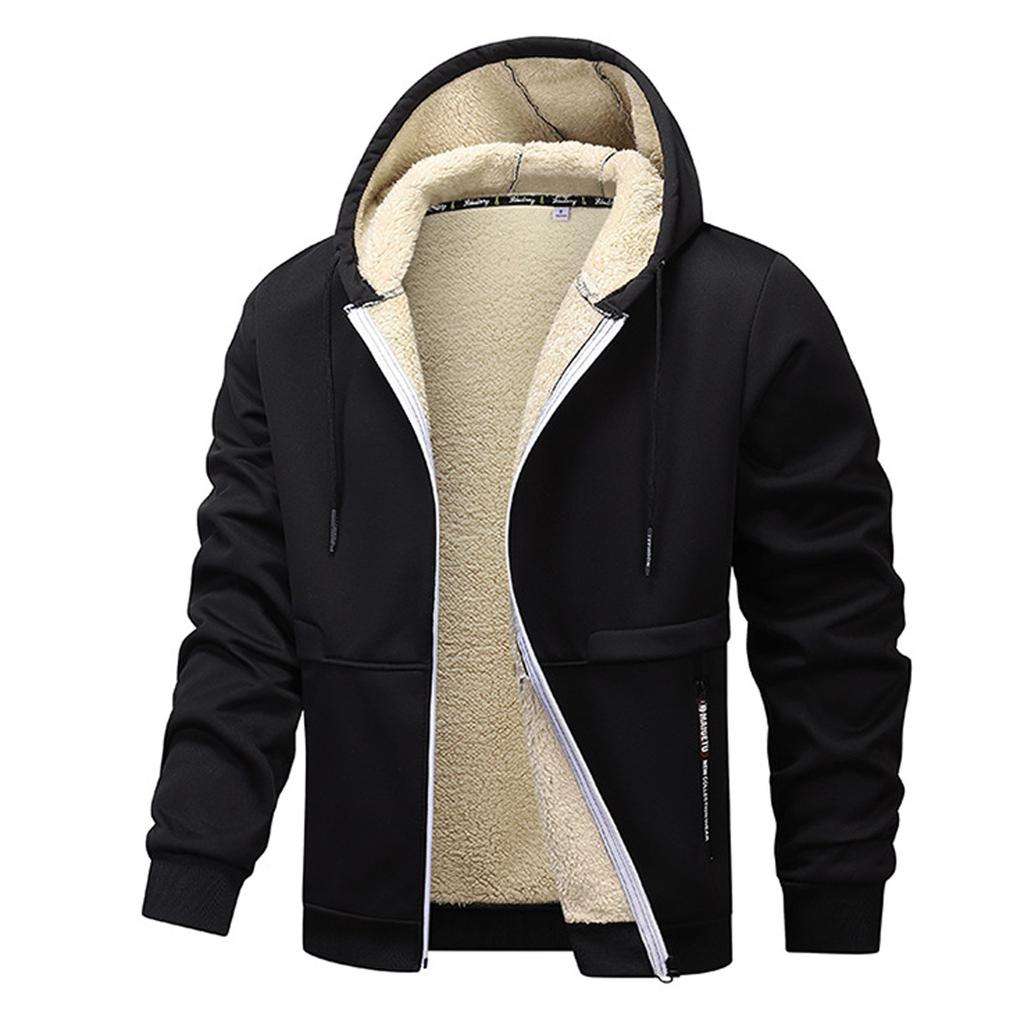 Men'S Zipper Jacket, Casual Retro Long Sleeved Cardigan Jacket