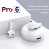 NEW Original Air Pro 6 TWS Wireless Headphones Fone Bluetooth Earphones Mic Pods In Ear Earbuds Earbuds sport Headset For Xiaomi