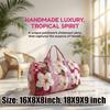 Nová Vintage Boho prošívaná taška Duffel Hippie Cesta Bavlněná prošívaná taška Duffel Květinová cestovní taška Víkendový přespání