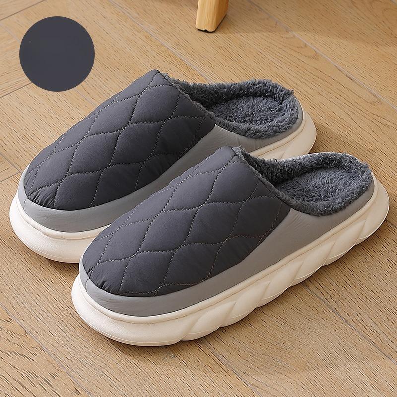 Cotton Shoes for Home Use, Thick-soled, Warm, Waterproof and Anti-slip for Women