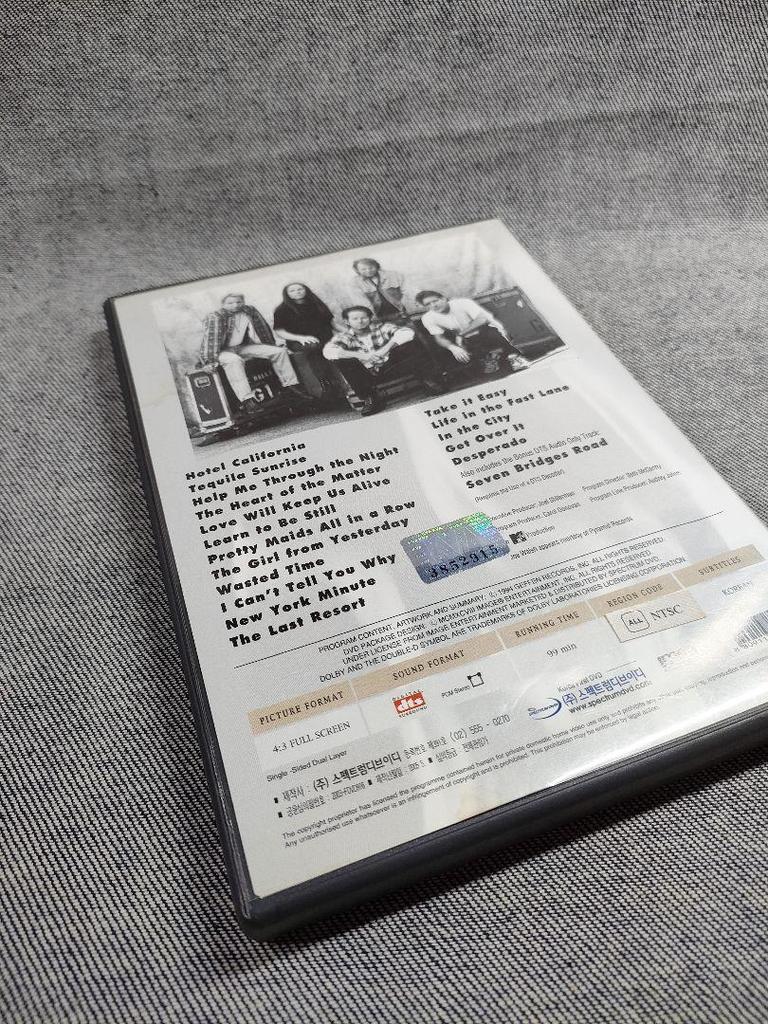 [USED] EAGLES Hell Freezes Over DVD Korean Edition DTS Specification