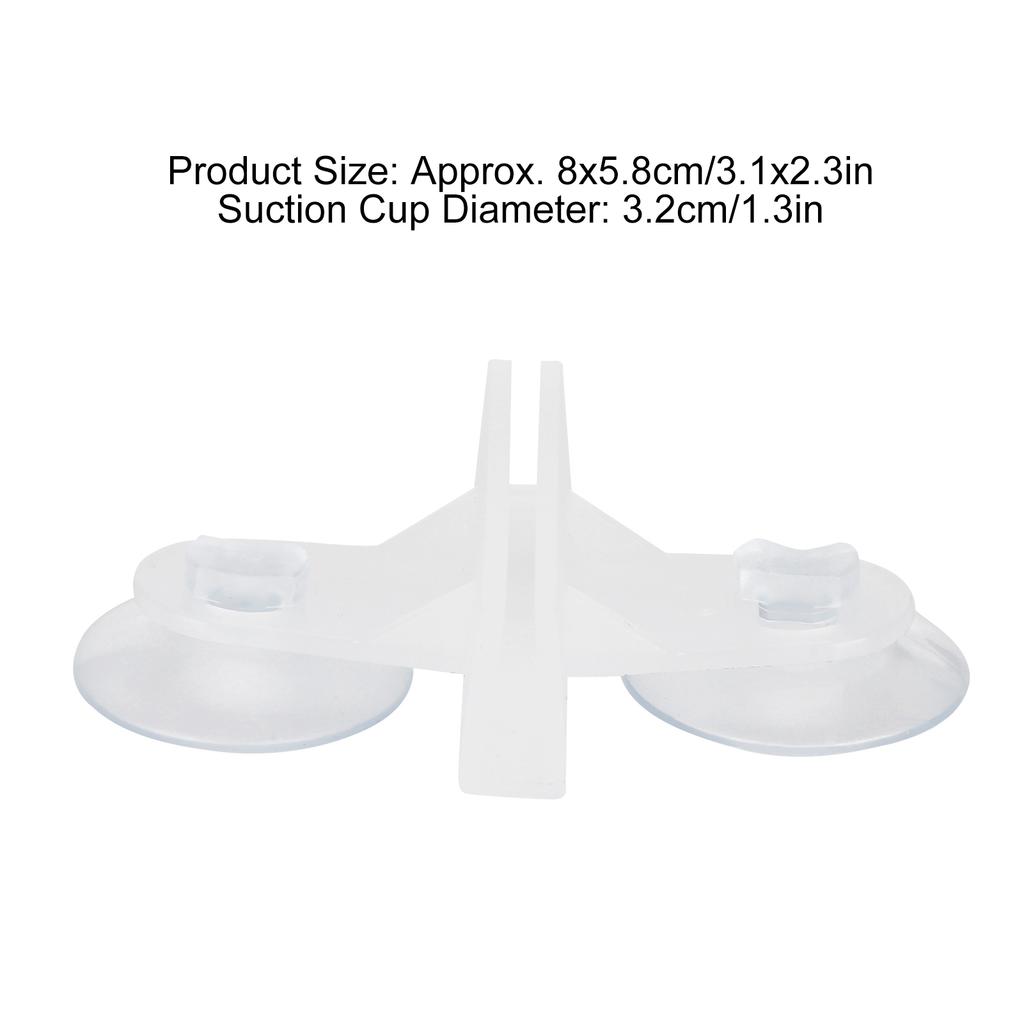 50 Stück Kunststoff Aquarium Trennplatte Fisch Trennwand Saugnapf Clip Trennwand Halter