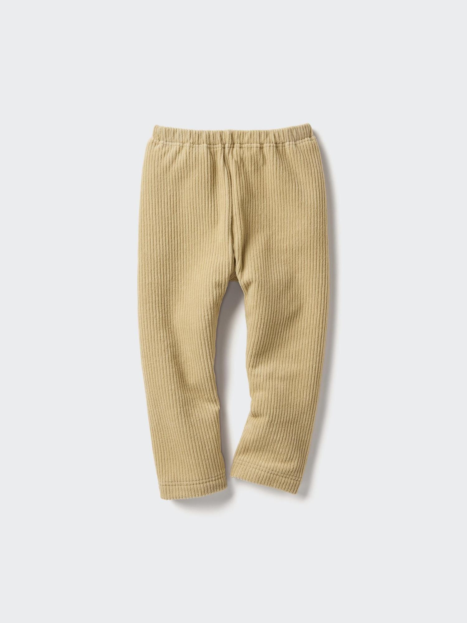 

Uniqlo Флисовые леггинсы Bt Часть 10 Вельветовые 32 BEIGE/BABY 120
