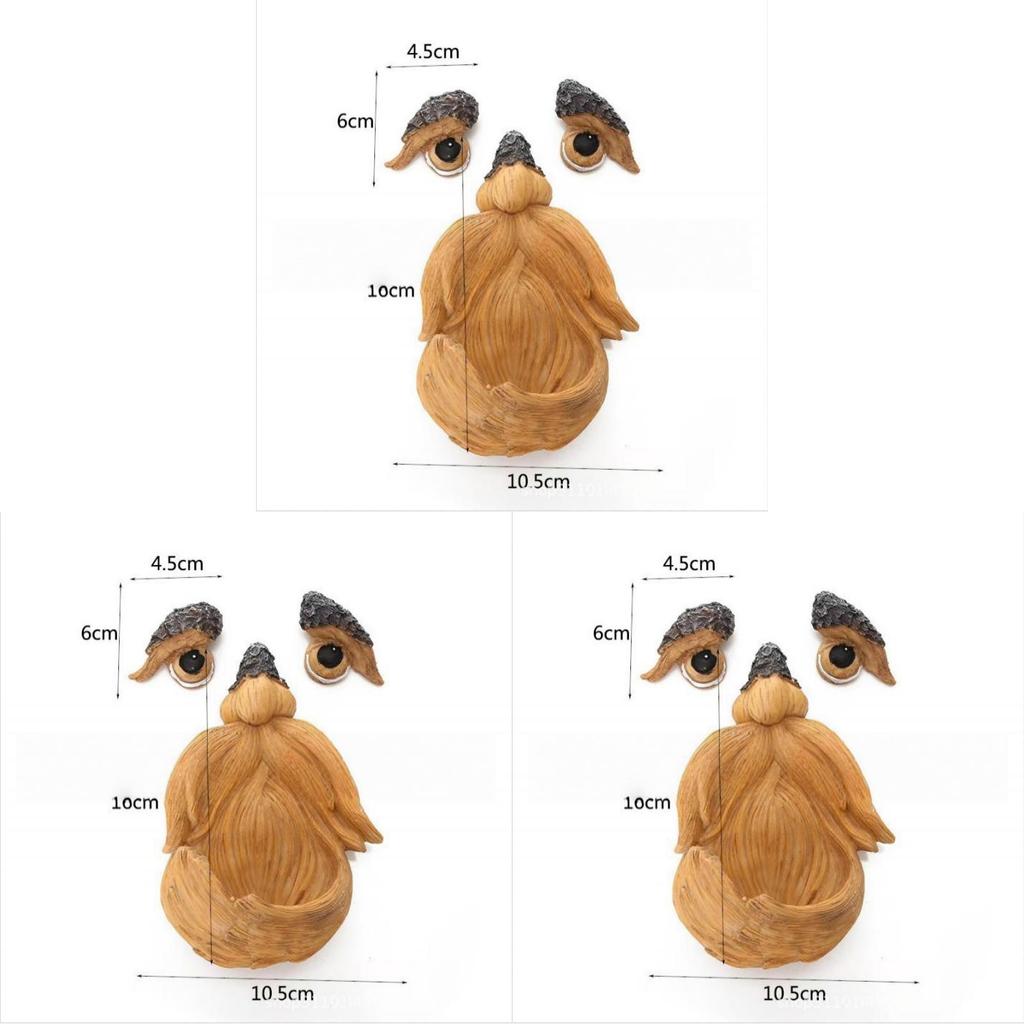 Spring Tree Trunk Bird Feeder Resin Craft Outdoor Decor For Garden Lovers
