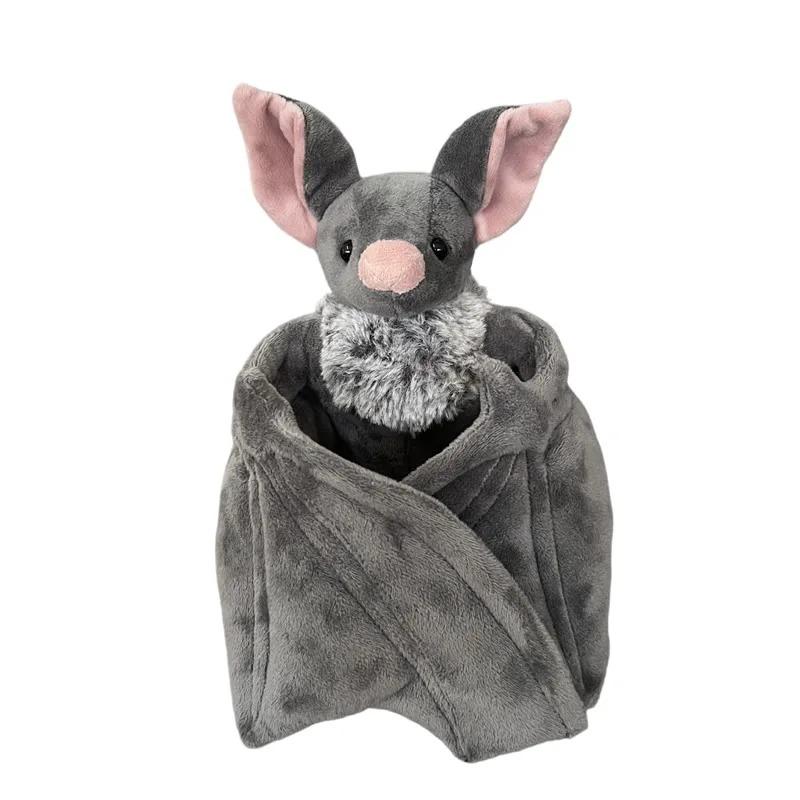 New 25cm Halloween Plushy Stuffed Bat Doll Plush Throw Pillow for Boys and Girls Christmas Halloween Decoration Holiday Gifts
