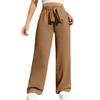 Women's Loose High Waist Color Straight Pocket Casual Sweatpants