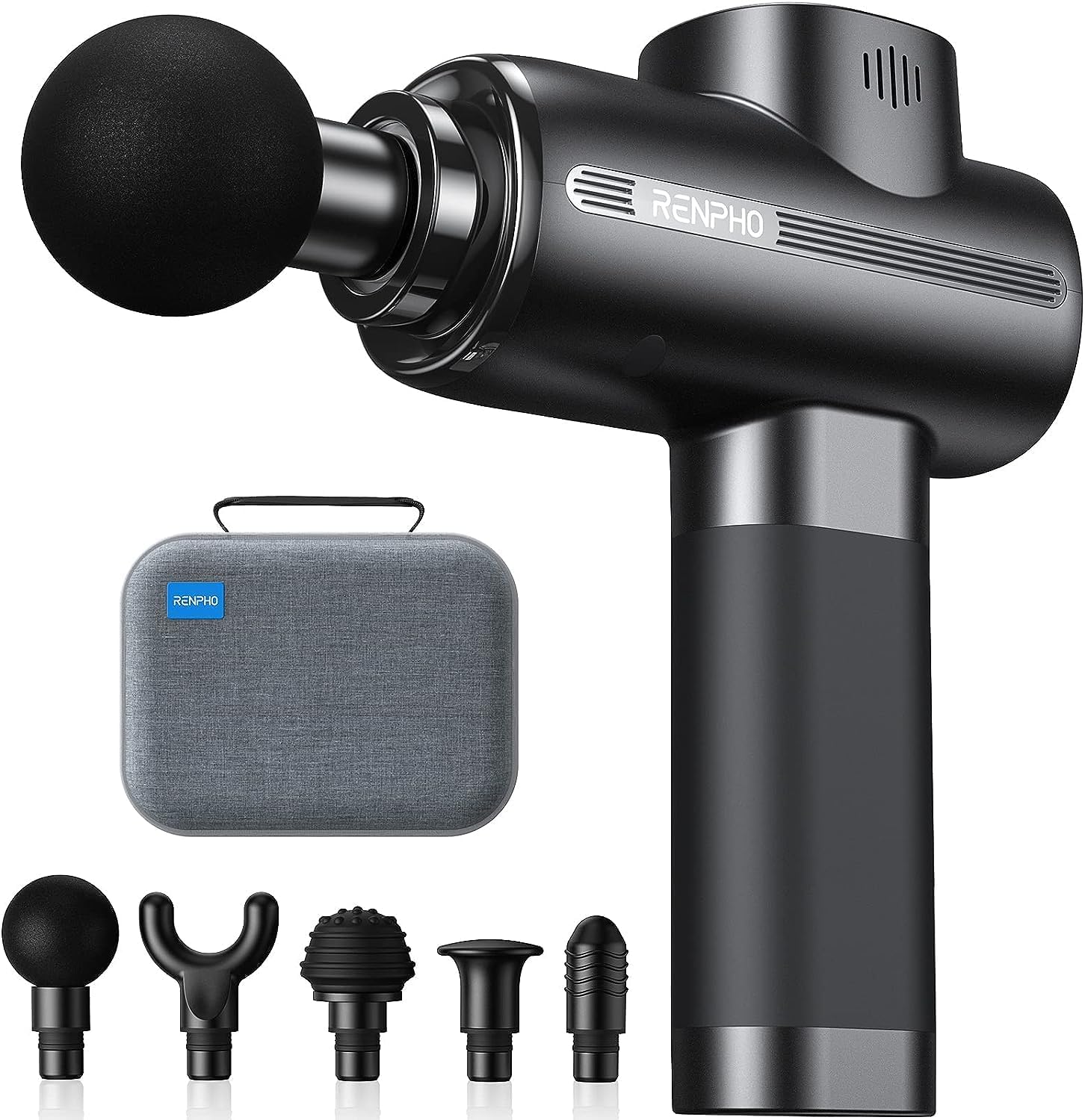 

Durable And Safe Thermacool Massage Gun Deep Tissue With Heat And Cold Head Handheld Muscle Massager Gun With Carry Case