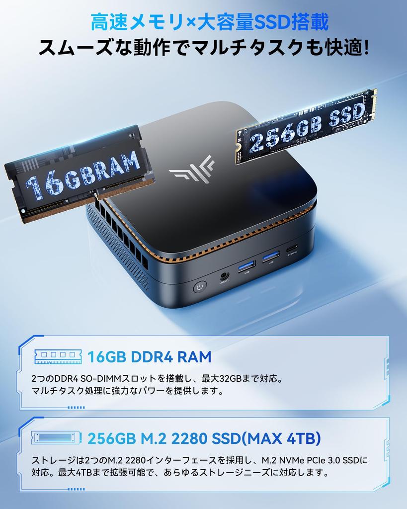 Mini PC Faster Than Ryzen 4300U Mini Up To Win11 256GB To Mini PC with 4K Low Power Suitable for Business P1 NIPOGI - 3300U/3500UAMD PC, 3.7GHz,