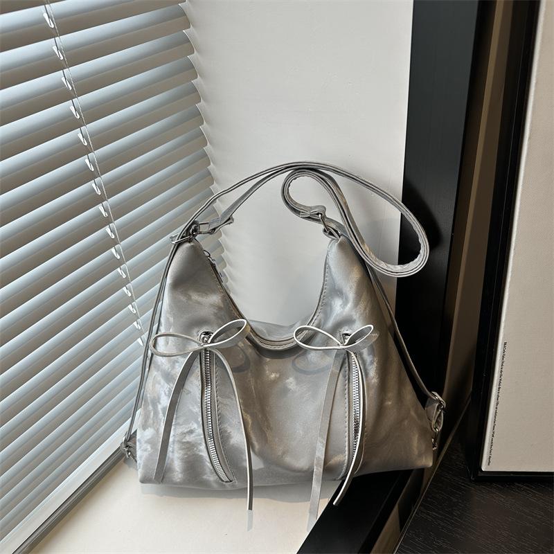 Bow Underarm Bag Women's Large Capacity Commuter Tote Bag Premium Versatile Shoulder Crossbody Bag Women's Backpack