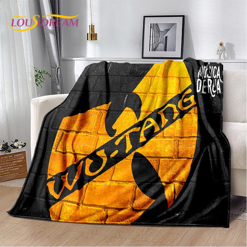 Wu T-TANG Clans Series Sign Soft Plush Blanket,Flannel Blanket Throw Blanket for Living Room Bedroom Bed Sofa Picnic Cover Kids