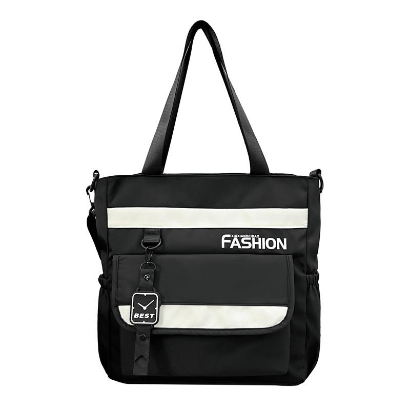 Unisex Durable Tote Bag: Large Capacity, Scratch & Wear-Resistant, Lightweight Crossbody for Students & Professionals.