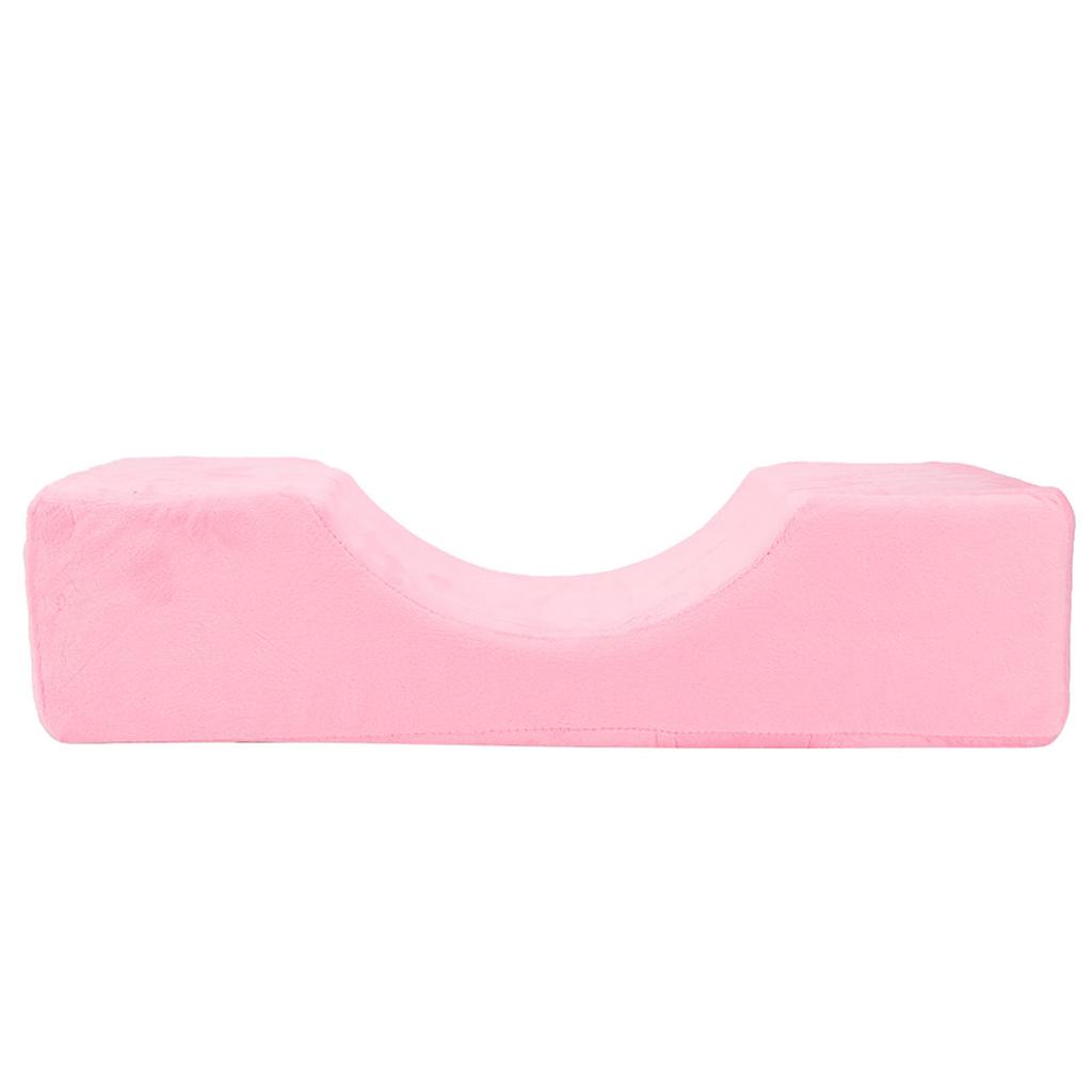 Soft Elastic Eyelash Extension Pillow Beauty Salon Eyelash Grafting U shaped Pillow(Pink )