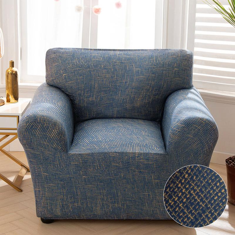 Sesselbezug Elastischer Sofabezug Baumwolle Stretch Sofabezüge für Wohnzimmer Copridivano Überwurf für Einzelsessel Couchbezug