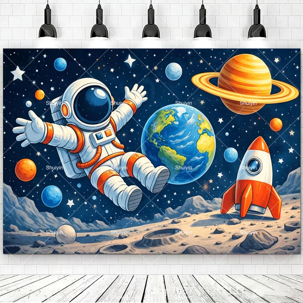 Astronaut, Rocket, Planet, Astronaut, Decorations for Kids, Party Supplies, Baby Photography Accessories, Gifts