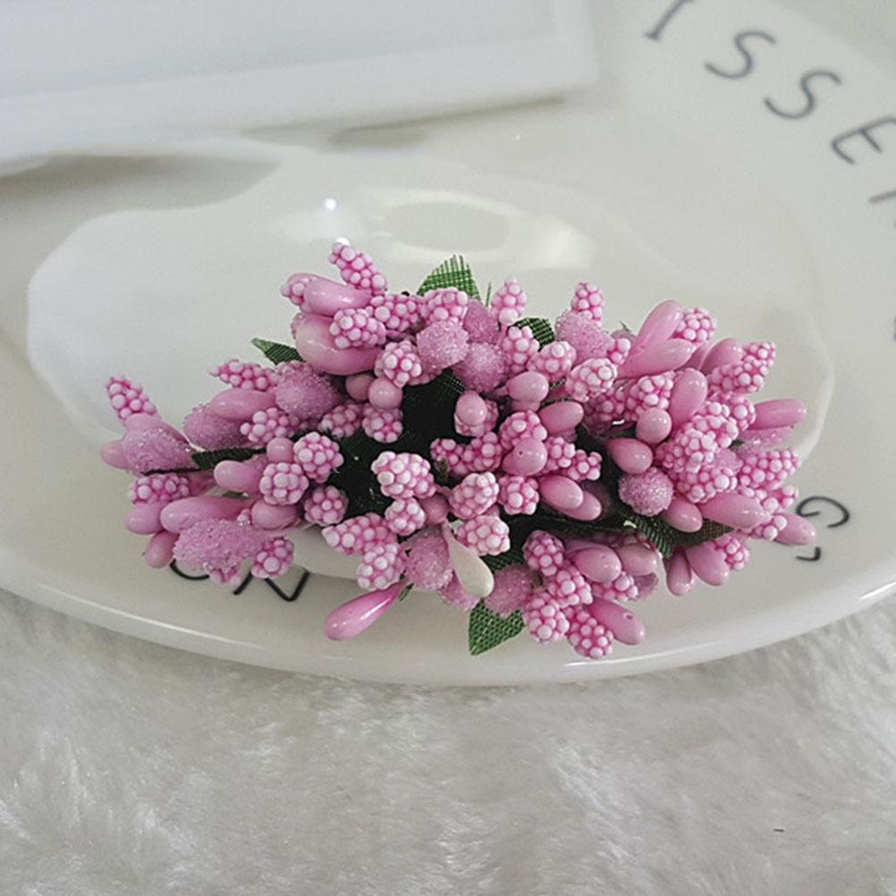 12 Pièces Baies Artificielles Mini Baies à Pépins Artificielles Violettes Décor Réaliste pour Mariage Fête Guirlande DIY Scrapbooking