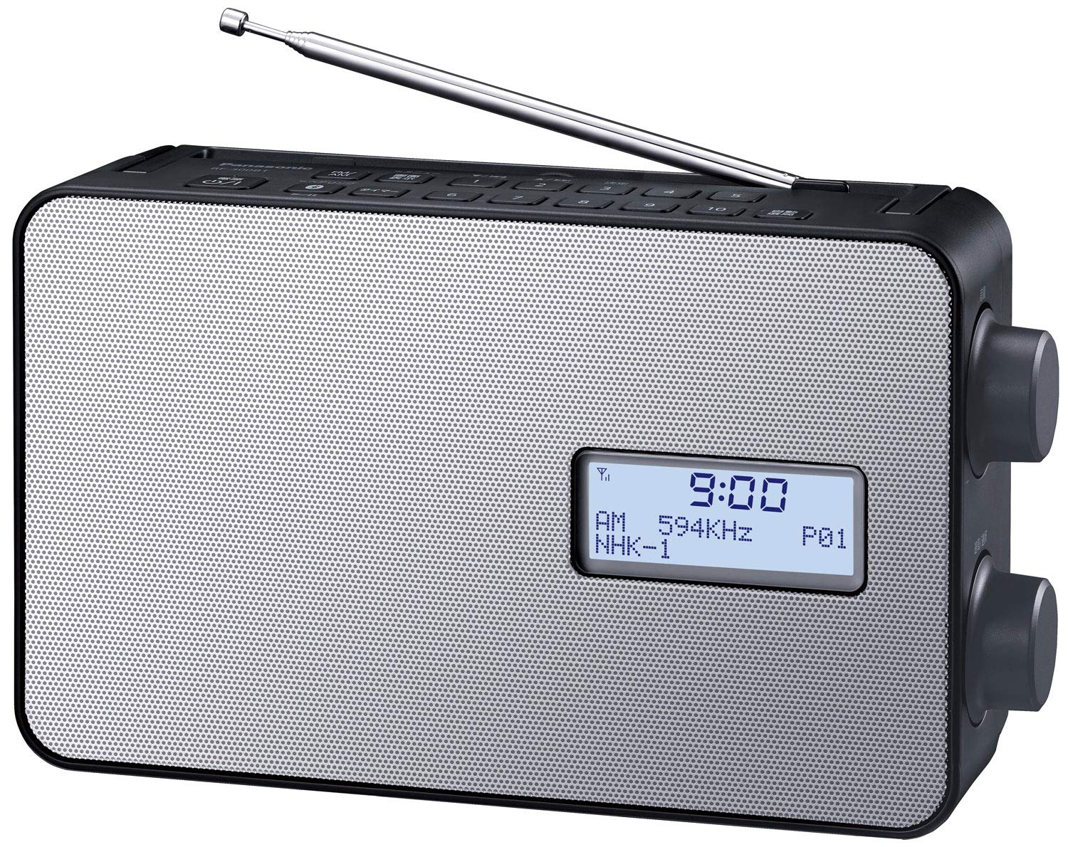 

Радіо Panasonic Wide FM, Bluetooth, еквівалент IPX4, захищене від бризок, чорний FM/AM RF-300BT-K