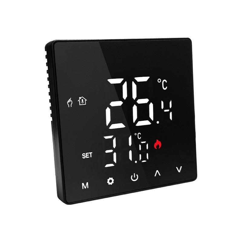 Intelligenter WLAN-Thermostat: Graffiti LED Touch für Elektro-/Fußboden-/Wasserheizung und wandhängende Kessel mit APP- & Sprachsteuerung.