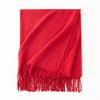 Cashmere Feel Solid Color Women's Imitation Cashmere Scarf Spring Atmosphere Korean Style Versatile Mid Length Shawl Scarf