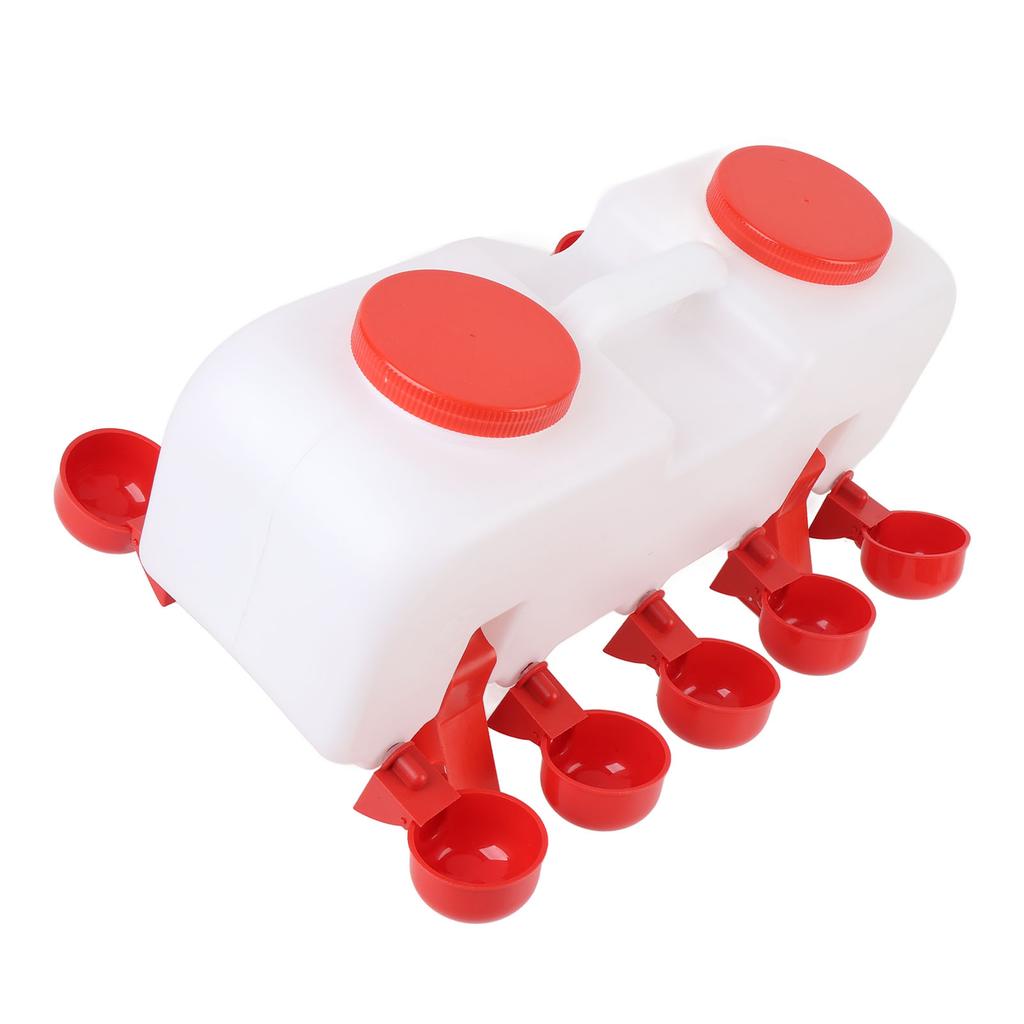 Automatic Chicken Waterer High Capacity Sturdy ABS Waterer Poultry Duck Water Feeder Drinking Dispen