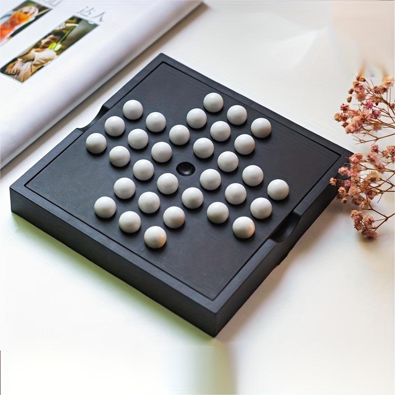 Jogo de Tabuleiro Estratégico de Damas para Um/Vários Jogadores, Brinquedos de Jogo de Tabuleiro de Quebra-Cabeça, Jogo de Tabuleiro Inteligente para Interior em Casa