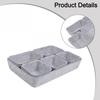 Cosmetics Organizer Felt Storage Box Efficient Organization
