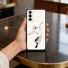 S-Surreal F-Figure A-Art Phone Case For Samsung S25,24,23,22,30,21,10,9,Ultra,Plus,Lite,FE,4,5 G Soft Black Case
