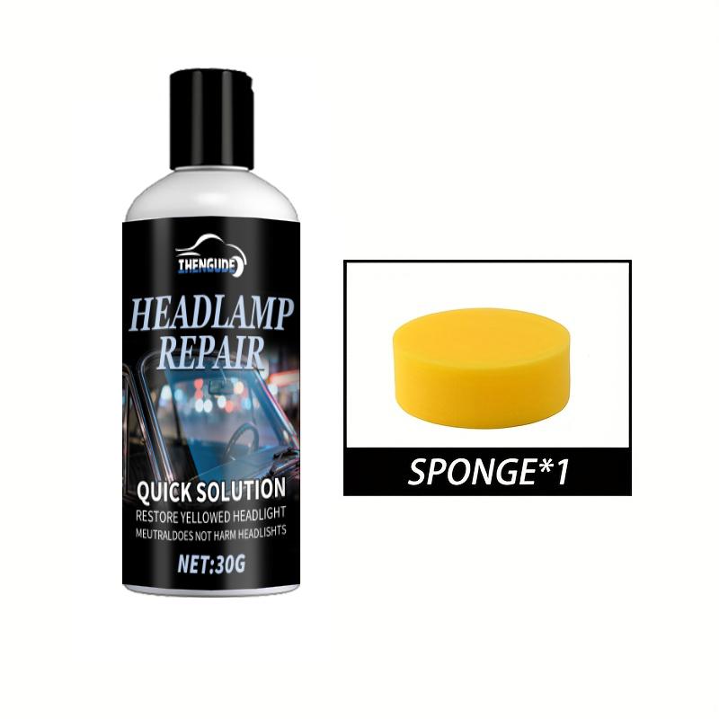

Car Headlight Restoration Kit: Polishing, Scratch Repair, and Anti-Yellowing Solution — Easy Diy, Enhances Brightness and Reduces Aging Issues