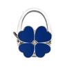 Fourleaf  External Bag Hook, Foldable Portable Hook Solid Color Leather Table Side Bag Hook Handbag Bag Hook