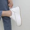 Jisyu Women Endo Leather Platform Sneakers 5.5cm