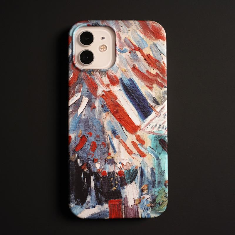 

Graffiti Oil Painting for Apple 17promax Cartoon Cute for IPhone16pro Lens All-Inclusive 15 New Style For Apple 7