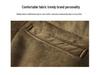 Men's Winter Lapel Leather & Fur Color Block Jacket 