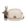 Mrs. Qiao Bag 2025 New Crossbody Bag Women's Bag Spring and Autumn High-end Feel Single Shoulder Small Bag Ladies Genuine Leather Small Round Bag