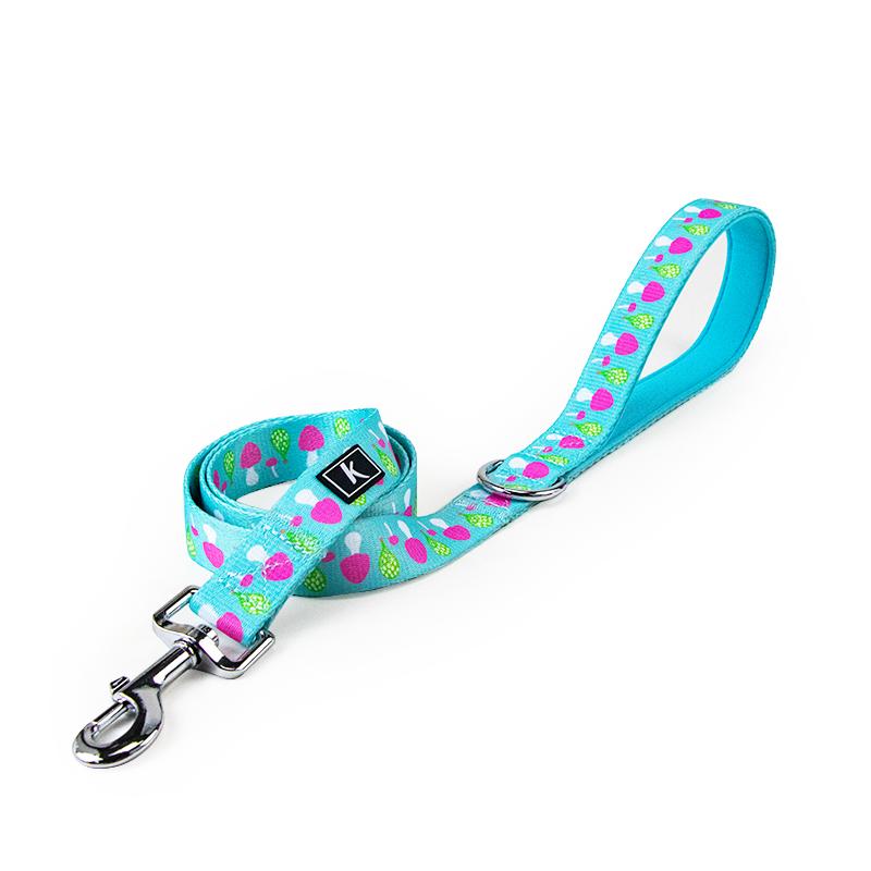 Floral Dog Leash Nylon Pattern Flower Print Adjustable Pet Leashes designed for Dogs Small Medium Large Puppy Practical Household Product