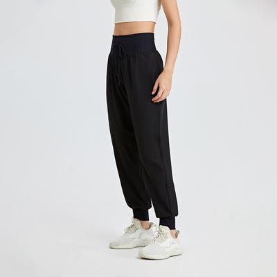 Sweatpants High Waist Drawstring Fitness Quick-drying Yoga Pants Loose Casual Harlan Leggings Running Sports Sunscreen Pants Women