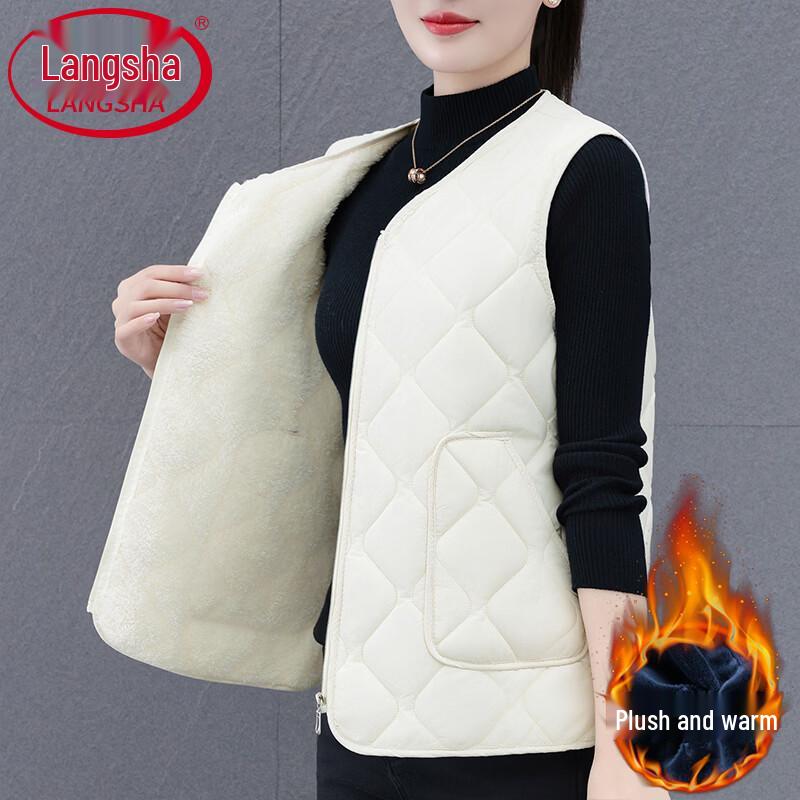 Langsha Women's Thermal Fleece-Lined Winter Vest