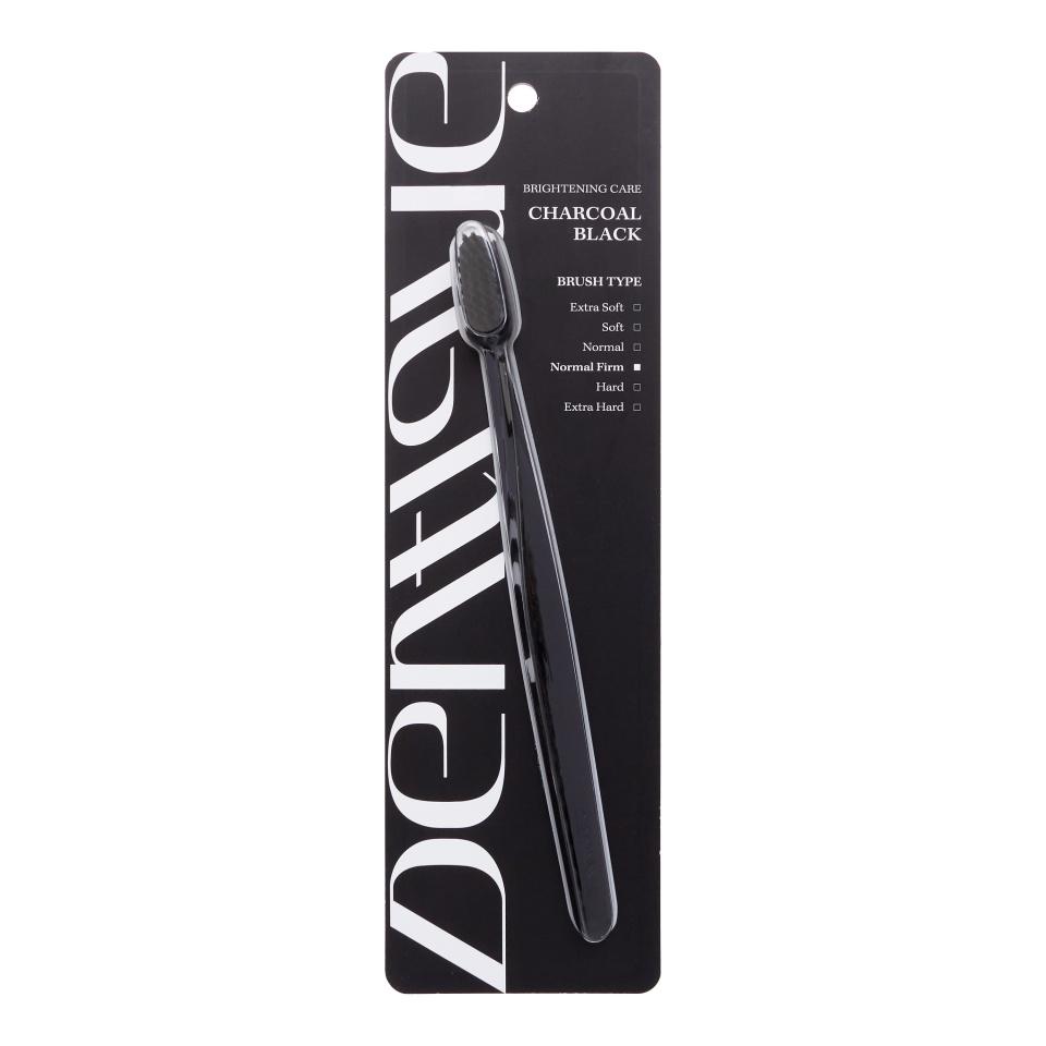 

Dentique Toothbrush - Charcoal Black Зубная щетка Черный уголь (повышенная жесткость)