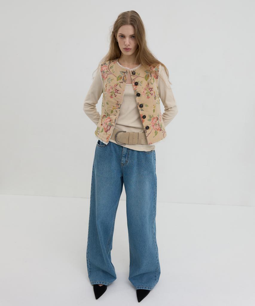 Obeodyupeulleeo Oversized Denim Pants_Blue
