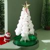 1 Set Mini Christmas Tree Toy DIY Faux Crystal Growing Tree Educational Crystallization Xmas Tree Toy Desktop Decoration Toddlers Boys Girls Gift