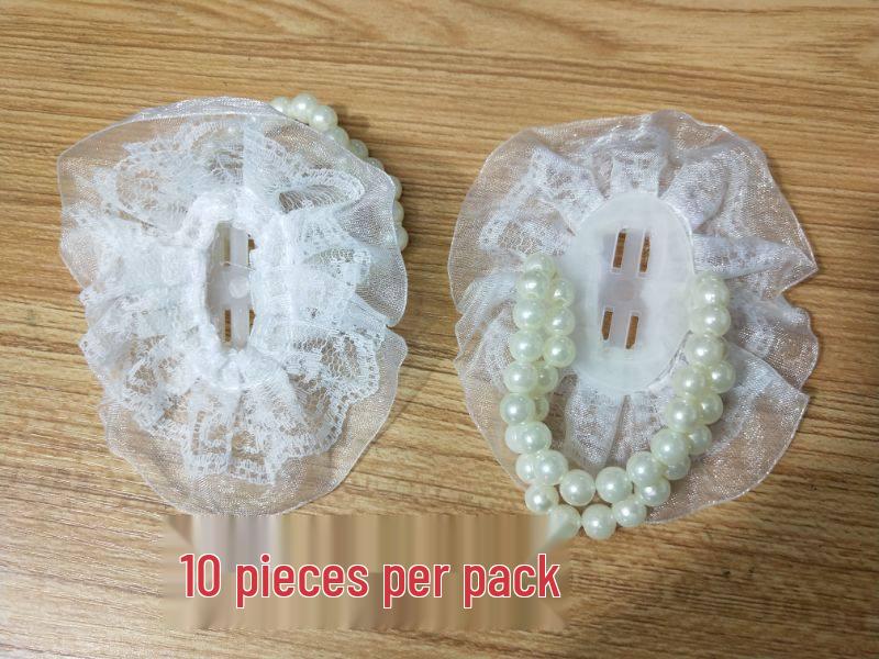 Свежий Цветочный Браслет-Бутоньерка для Невесты и Подружек Невесты в Корейском Стиле с Жемчужной Цепочкой