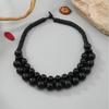 JMXD-Exotic, Bohemian Vintage Sweater Chain Long Necklace, Wood Bead String