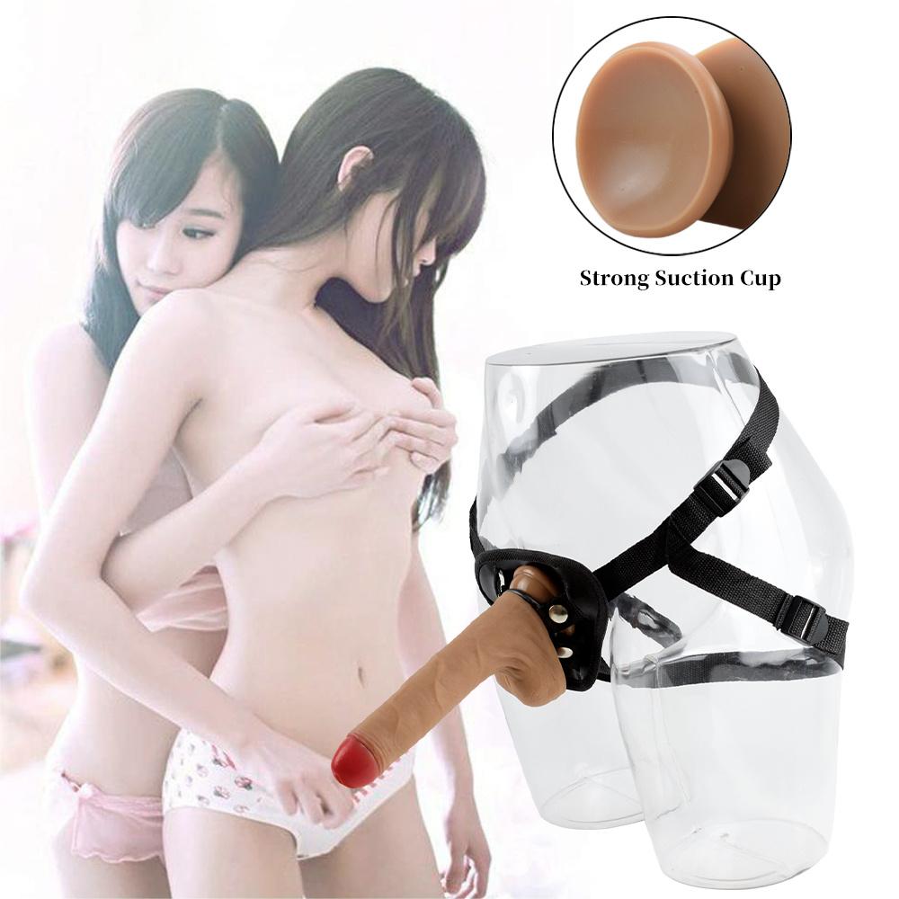 Wearable Dildo Women's Masturbator Sex Toys Femdom Pegging Anal Plug Realistic Vibrator Strap on Dick Big Penis