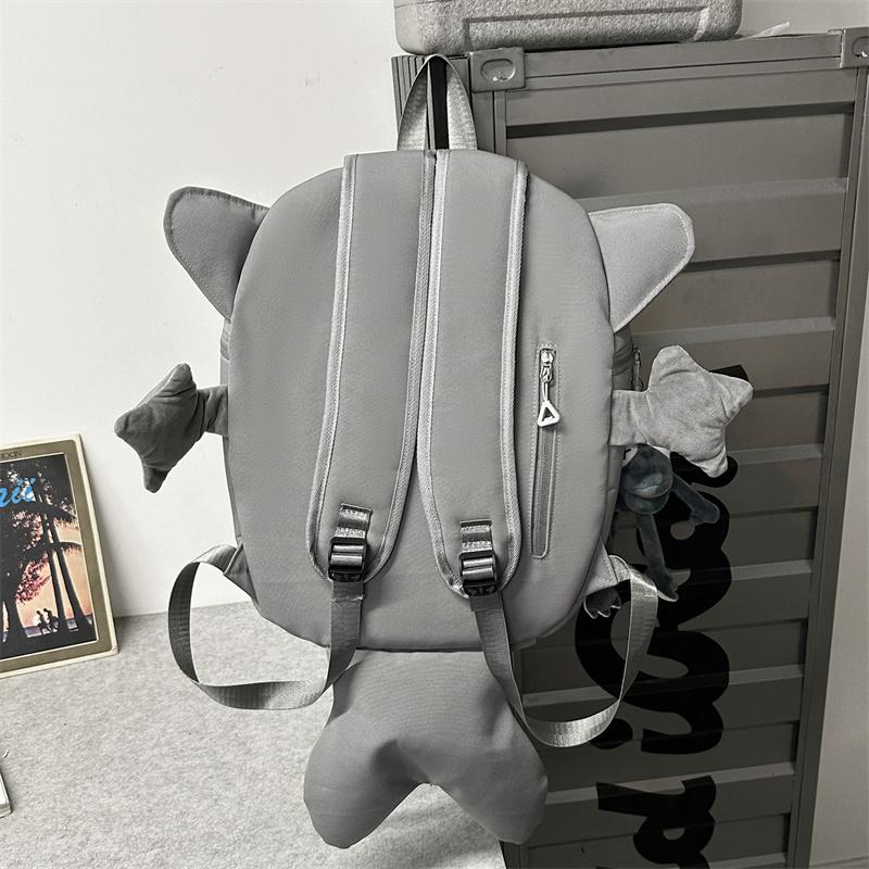 Cute Shark Shape Backpack - Unisex Cartoon Casual Backpack