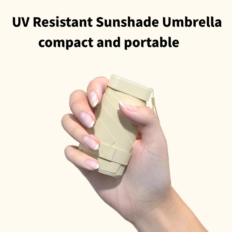 Portable Mini UV Umbrella Perfect For Travel Lightweight Solution For Sunny Weather