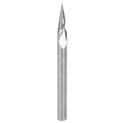 Frez do grawerowania, wiertło spiczaste, frez trzpieniowy, narzędzie do rzeźbienia w drewnie, 3,175 x 20 stopni x 0,1 x 40L