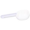 Pet Food Spoon Thickened Plastic Safe Sturdy Comfortable Pet Feeding Spoon for Dogs and PetsWhite