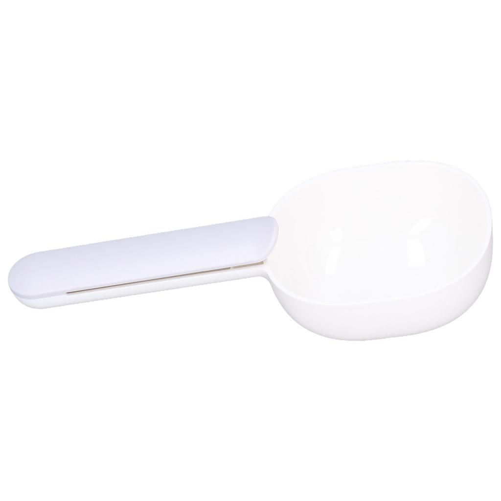Pet Food Spoon Thickened Plastic Safe Sturdy Comfortable Pet Feeding Spoon for Dogs and PetsWhite