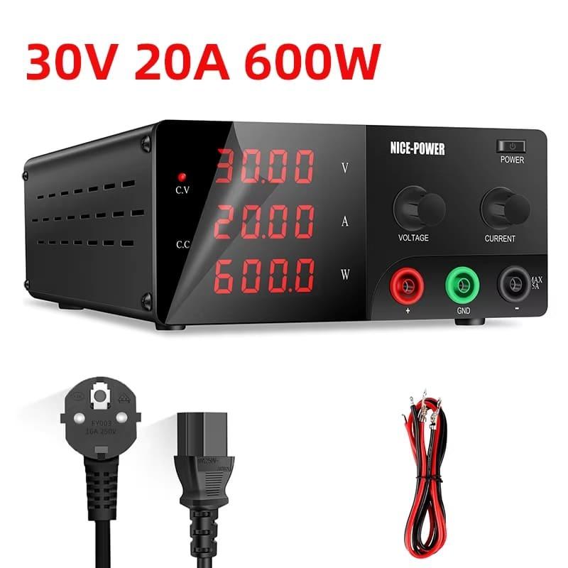 New DC Stabilized Power Supply 30V 30A Adjustable Bench Source Laboratory Power Supply 30V 20A High-Power Switching Variable 60V 10A