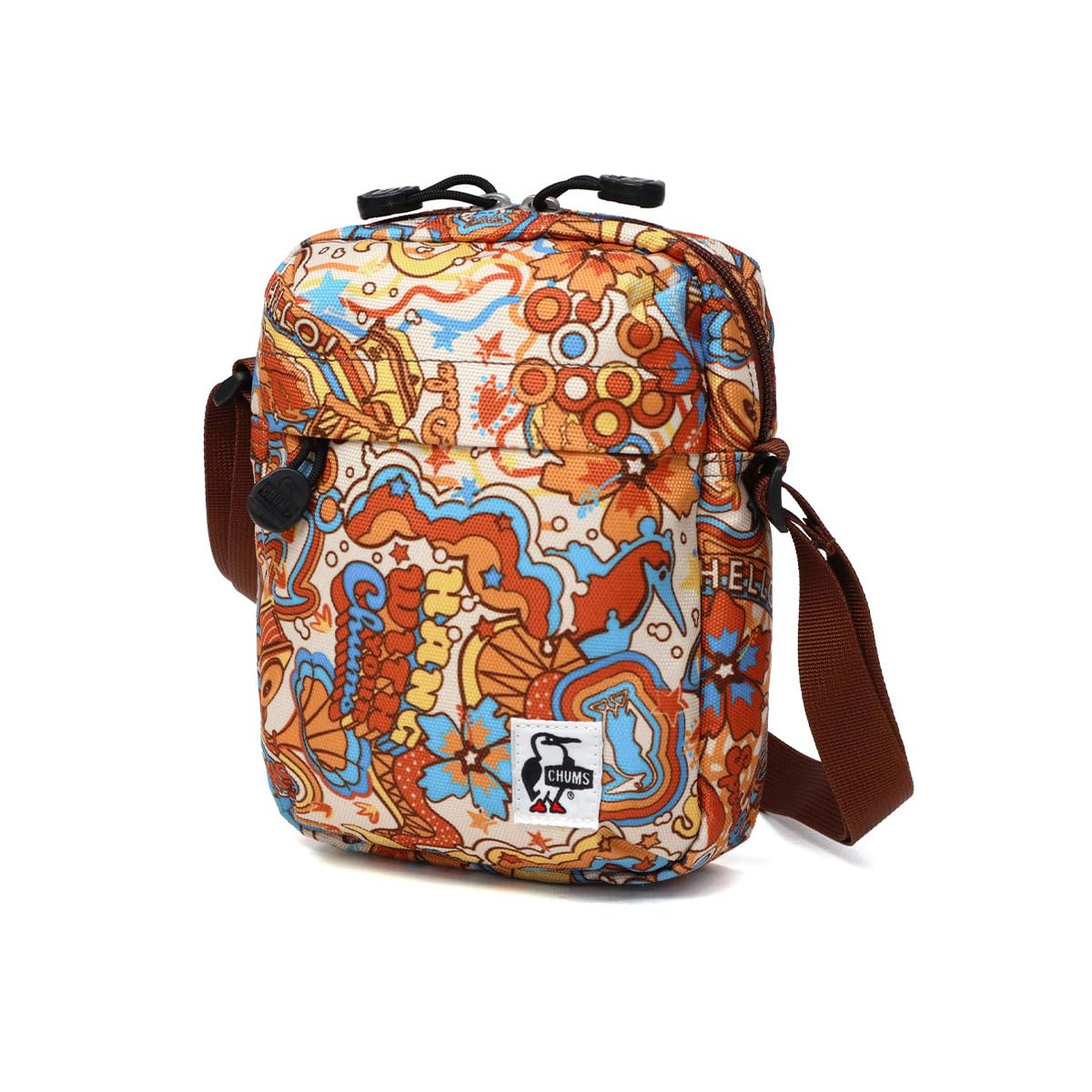 

Chums Recycle Vertical Mini Shoulder Bag Hippie Trip