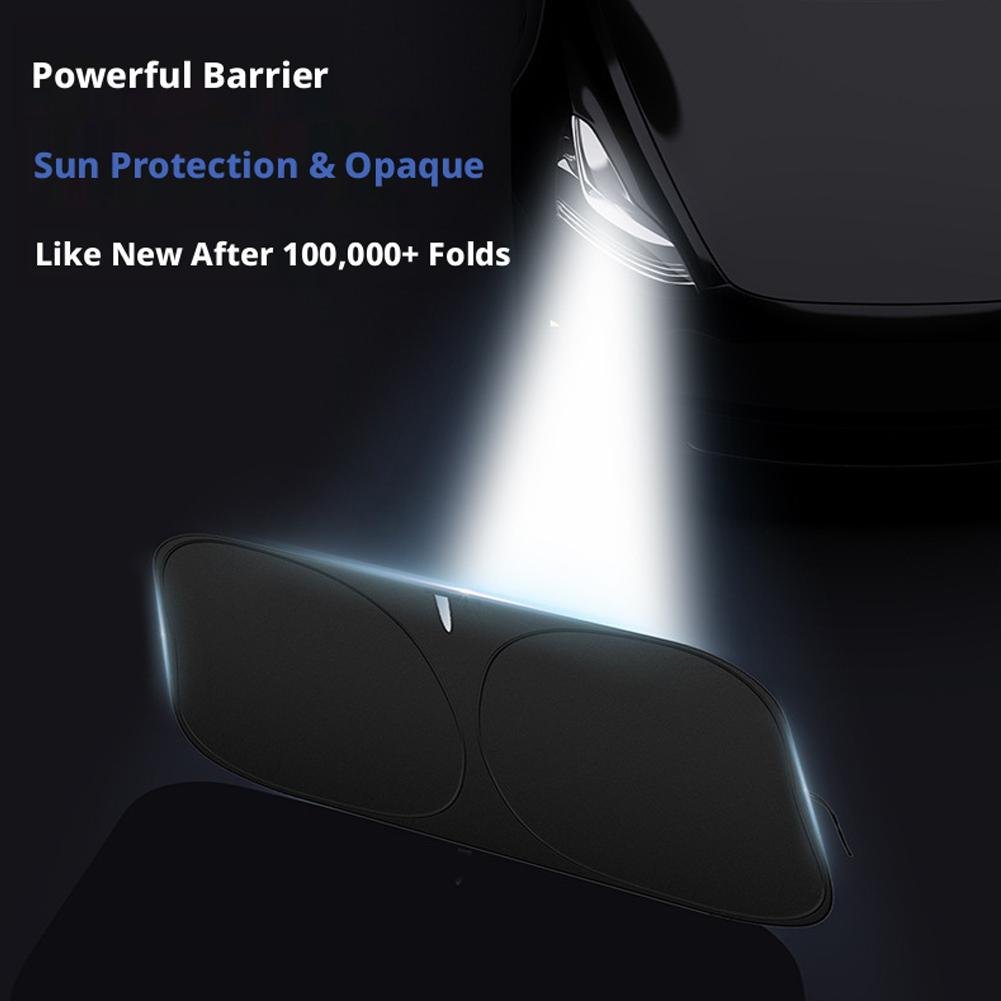 1pc Car Windshield Sun Shade Cover Foldable Front Window Sun Visor Blocks UV Refletive Car Parasol Sunshade Protector CoverWindshield Sunshades 1