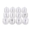 12 Pièces Boîte à Bonbons en Plastique Couronne Cygne Or Argent Emballage Transparent Boîte à Bonbons Anniversaire Mariage Fourniture de Fête